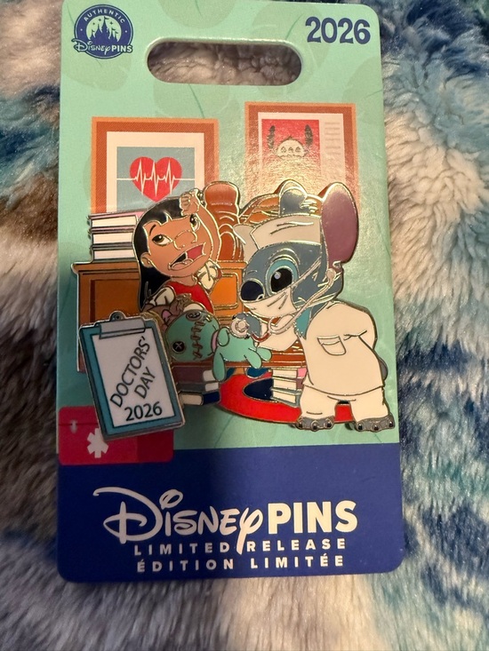 Disney Accessories - Disney Lilo & Stitch Doctor’s Day Pin - limited release
